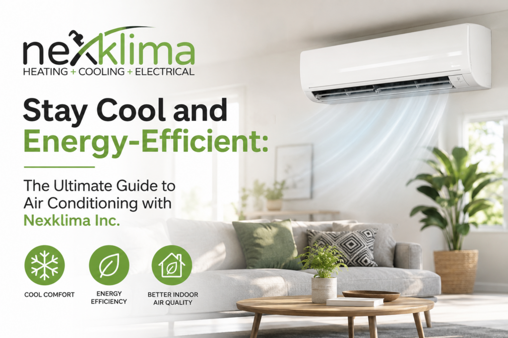 Stay Cool and Energy-Efficient: The Ultimate Guide to Air Conditioning with Nexklima Inc.